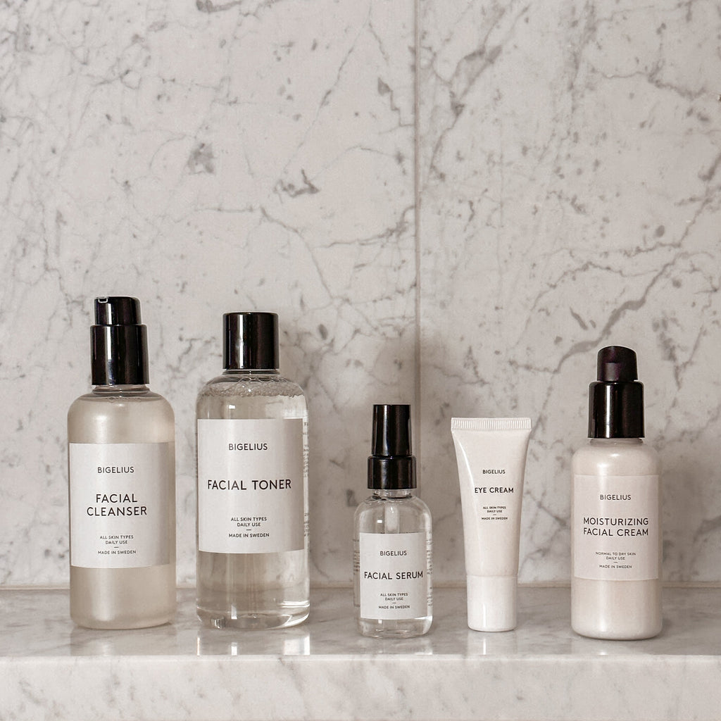 Bigelius skincare pro kit - a balancing, naturally scented cleansing, and hydrating kit. Firms and tones skin with natural herbal extracts and potent antioxidant.